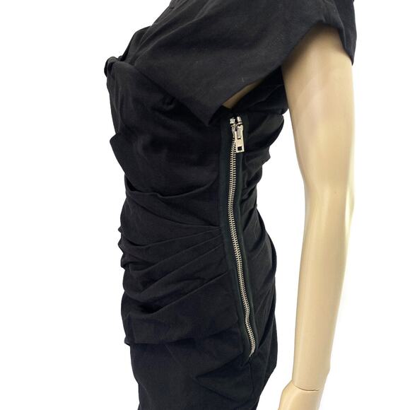 NWT Alexander Wang Draped Bustier Structured Dress Size 4 - Picture 10 of 15